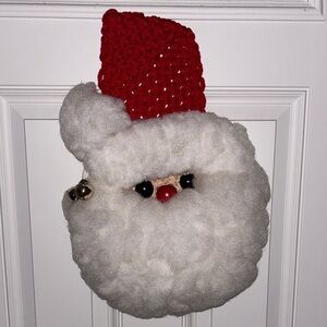 Festive Macrame Santa Claus Wall Hanging/Door Greeter